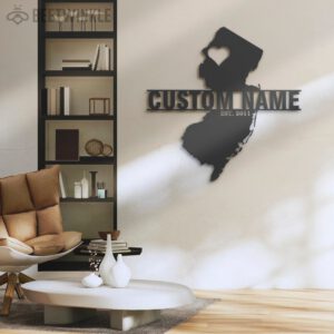 Custom-New-Jersey-Map-Metal-Wall-Art-LED-Light-2