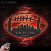 Custom-New-Orleans-Skyline-American-Football-Metal-Wall-Art-LED-Light-2