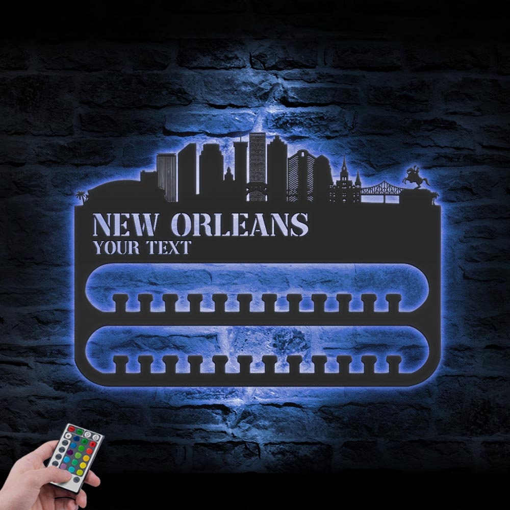 Custom-New-Orleans-Skyline-Sport-Medal-Hanger-With-Led-Light_4