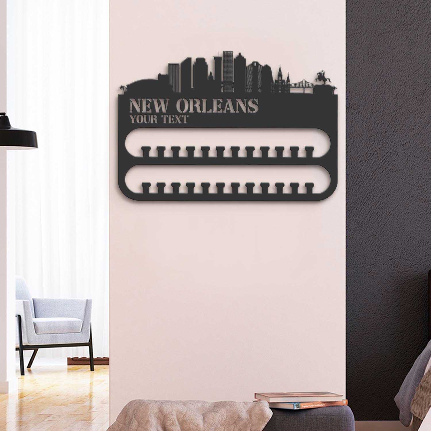 Custom-New-Orleans-Skyline-Sport-Medal-Hanger-With-Led-Light_7