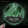 Custom-New-York-Skyline-Baseball-Metal-Wall-Art-LED-Light-4