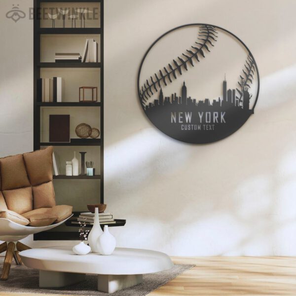 Custom-New-York-Skyline-Baseball-Metal-Wall-Art-LED-Light-7