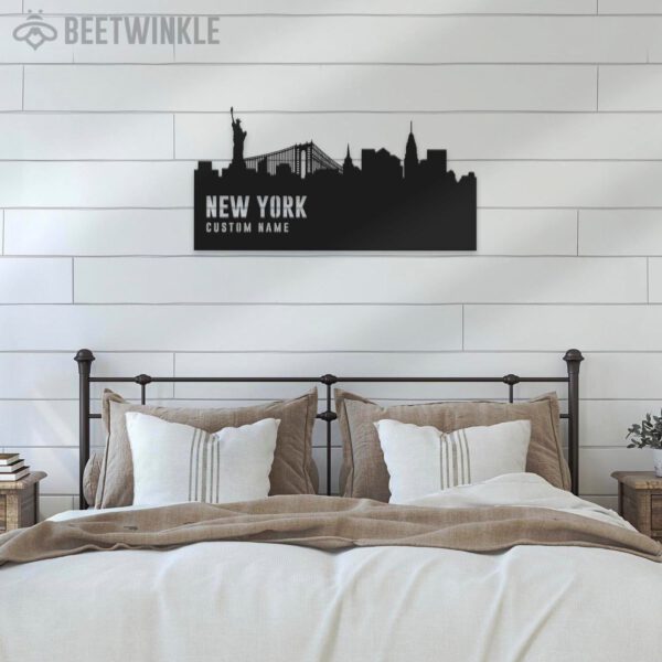 Custom-New-York-Skyline-Metal-Wall-Art-LED-Light-7