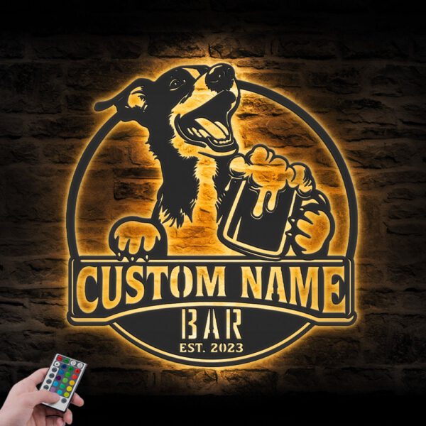 Custom-New-Zealand-Heading-Dog-Thirsty-Beer-Pub-Metal-Wall-Art-LED-Light_2