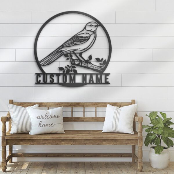 Custom-Northern-Mockingbird-Metal-Wall-Art-LED-Light-6