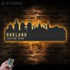 Custom-Oakland-Skyline-Metal-Wall-Art-LED-Light