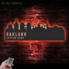 Custom-Oakland-Skyline-Metal-Wall-Art-LED-Light-4