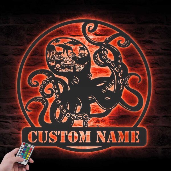 Custom-Octopus-Tentacles-Metal-Wall-Art-LED-Light-5-2