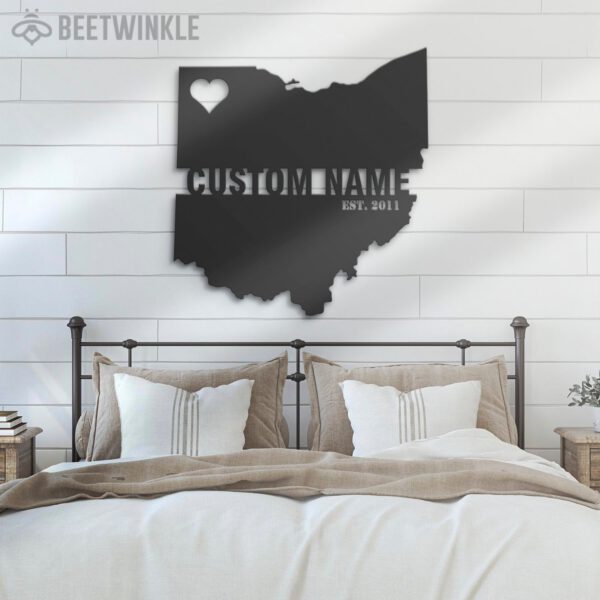 Custom-Ohio-Map-Metal-Wall-Art-LED-Light-6