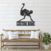 Custom-Ostrich-Metal-Wall-Art-LED-Light-7