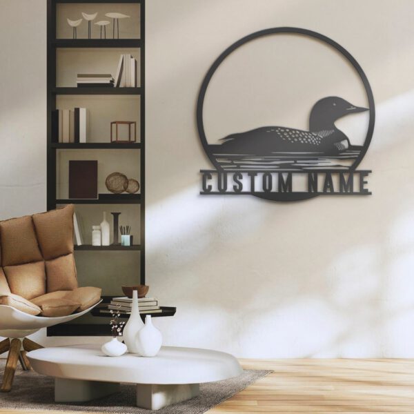 Custom-Pacific-Loon-Metal-Wall-Art-LED-Light-3-1