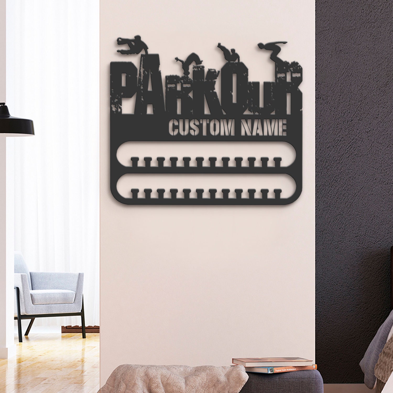 Custom-Parkour-Medal-Hanger-With-Led-Light_1