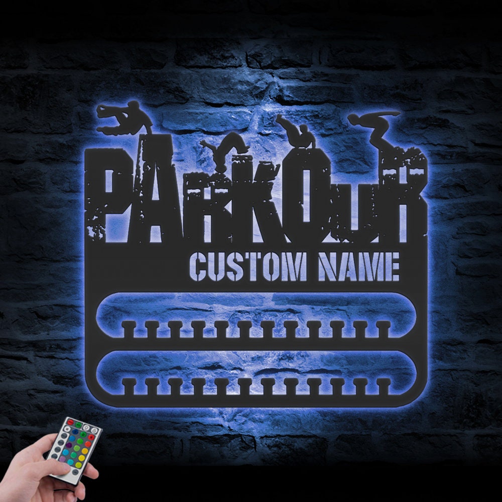 Custom-Parkour-Medal-Hanger-With-Led-Light_4