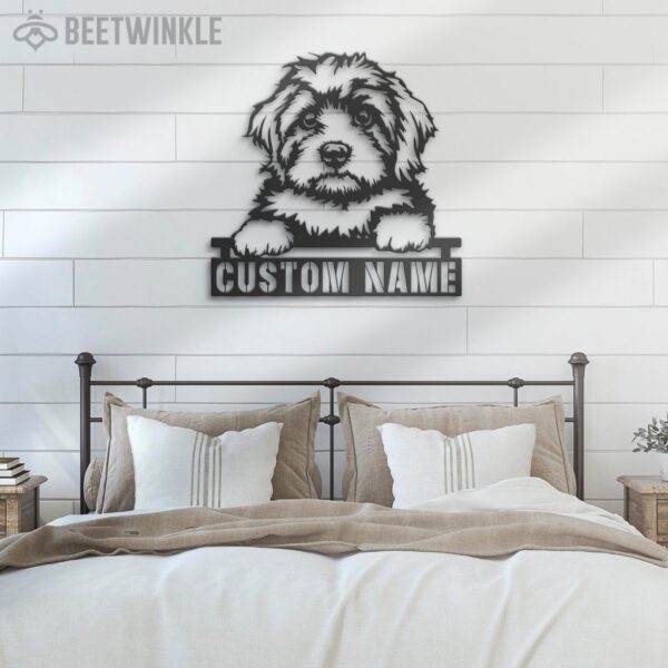 Custom-Peeking-Cavapoo-Metal-Wall-Art-LED-Light_3