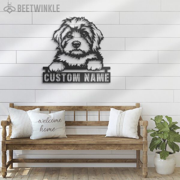 Custom-Peeking-Cavapoo-Metal-Wall-Art-LED-Light_5