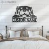 Custom-Peeking-Otter-Metal-Wall-Art-LED-Light-4