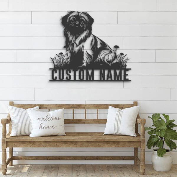 Custom-Pekingese-Metal-Wall-Art-LED-Light_1