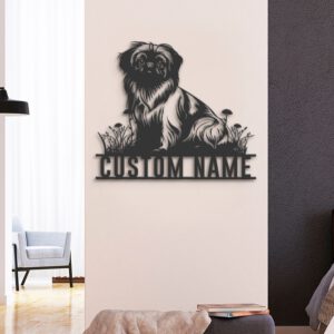 Custom-Pekingese-Metal-Wall-Art-LED-Light_2