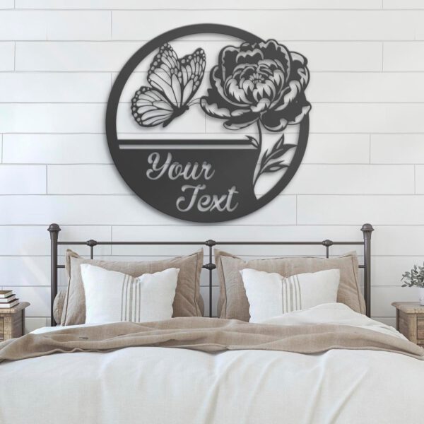 Custom-Peony-Flower-Metal-Wall-Art-LED-Light-5