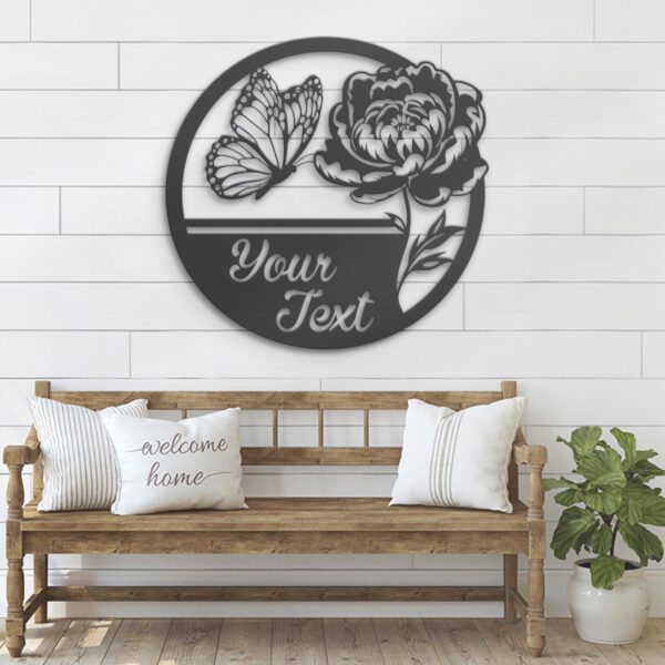 Custom-Peony-Flower-Metal-Wall-Art-LED-Light-7