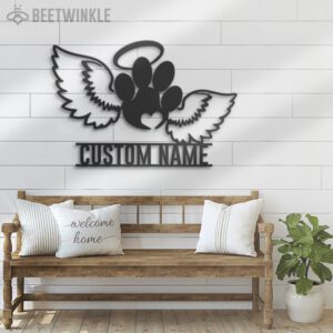 Custom-Pet-Wings-Memorial-Name-Date-Metal-Wall-Art-LED-Light-2