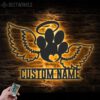 Custom-Pet-Wings-Memorial-Name-Date-Metal-Wall-Art-LED-Light-3