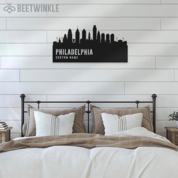 Custom-Philadelphia-Skyline-Metal-Wall-Art-LED-Light-7