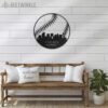 Custom-Phoenix-Skyline-Baseball-Metal-Wall-Art-LED-Light-5