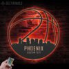 Custom-Phoenix-Skyline-Basketball-Metal-Wall-Art-LED-Light-5