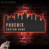 Custom-Phoenix-Skyline-Metal-Wall-Art-LED-Light