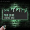 Custom-Phoenix-Skyline-Metal-Wall-Art-LED-Light-2