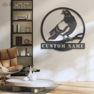 Custom-Pigeon-Peace-Bird-Metal-Wall-Art-LED-Light-3