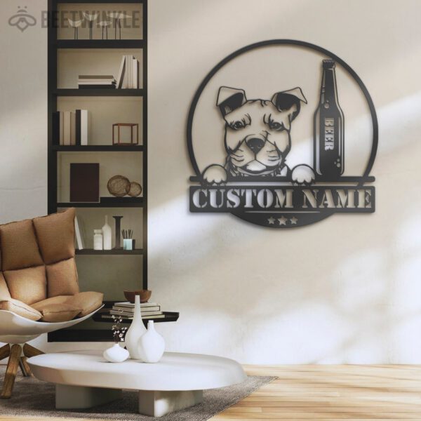 Custom-Pitbull-Beer-Bar-Metal-Wall-Art-LED-Light