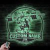 Custom-Pitbull-Dog-Lifting-A-Weight-Metal-Wall-Art-LED-Light_4