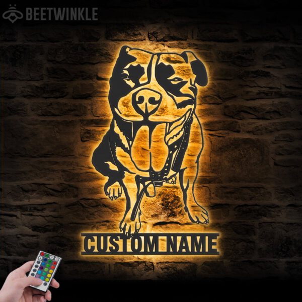 Custom-Pitbull-Metal-Wall-Art-LED-Light-7-1