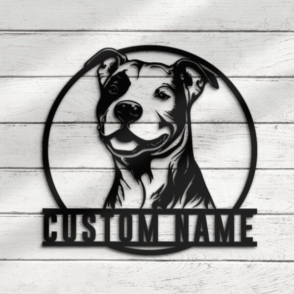 Custom-Pitbull-Metal-Wall-Art-LED-Light-7