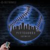 Custom-Pittsburgh-Skyline-Baseball-Metal-Wall-Art-LED-Light