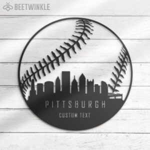 Custom-Pittsburgh-Skyline-Baseball-Metal-Wall-Art-LED-Light-2