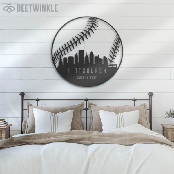 Custom-Pittsburgh-Skyline-Baseball-Metal-Wall-Art-LED-Light-6