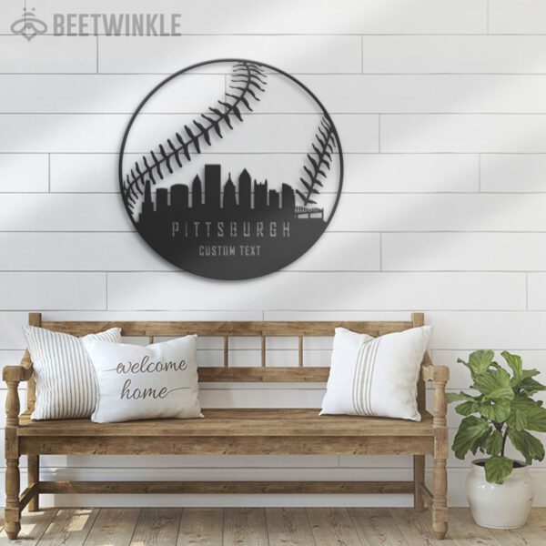 Custom-Pittsburgh-Skyline-Baseball-Metal-Wall-Art-LED-Light-7