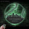 Custom-Pittsburgh-Skyline-Baseball-Metal-Wall-Art-LED-Light-8