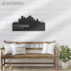 Custom-Pittsburgh-Skyline-Metal-Wall-Art-LED-Light-3