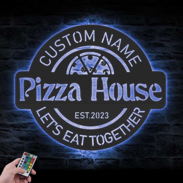 Custom-Pizzeria-Restaurant-Metal-Wall-Art-LED-Light-5-2