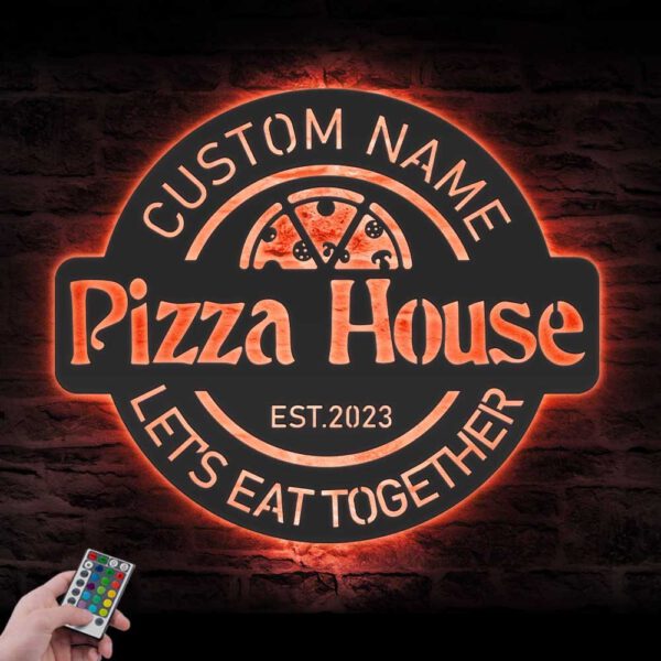 Custom-Pizzeria-Restaurant-Metal-Wall-Art-LED-Light-6-2