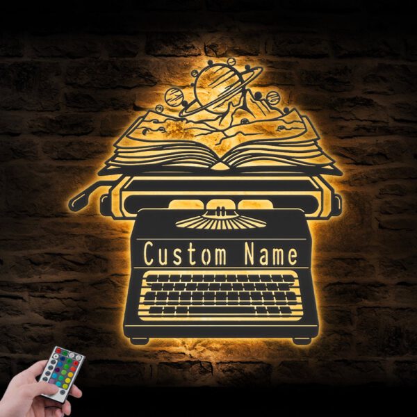 Custom-Planet-Book-Writer-Metal-Wall-Art-LED-Light_2