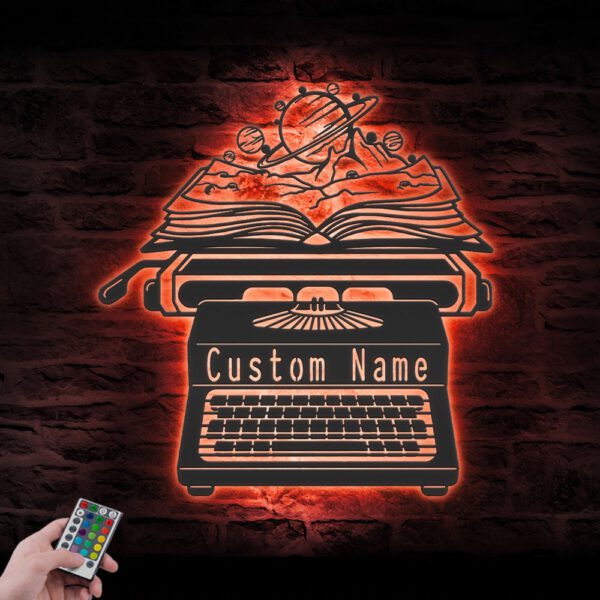 Custom-Planet-Book-Writer-Metal-Wall-Art-LED-Light_4