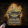 Custom-Plant-Book-Writer-Metal-Wall-Art-LED-Light_5