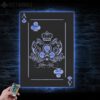 Custom-Poker-Aces-Cards-Casino-Metal-Wall-Art-LED-Light