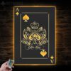 Custom-Poker-Aces-Cards-Casino-Metal-Wall-Art-LED-Light-6