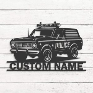 Custom-Police-Car-Driver-Metal-Wall-Art-LED-Light-3-1